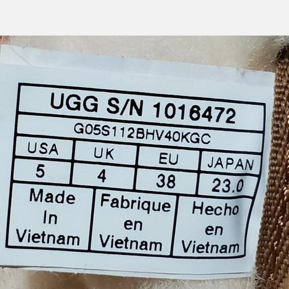 UGG Harkley 1016472 Men’s Chestnut Sheepskin Mid Top Casual Boots Size 5 New main image 7